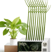 Twigs GA - Mini Plant Support Stakes for Small Plants -10 Pack, 12" L